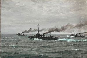 Torpedobaaden Svaerdfisken by Christian Benjamin Olsen