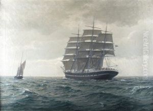 Russisches Schulschiff Mit Gesetzten Segeln Russisches Schulschiff Mit Gesetzten Segeln
