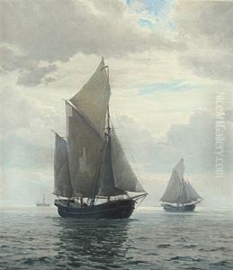 Efter Regn by Christian Benjamin Olsen