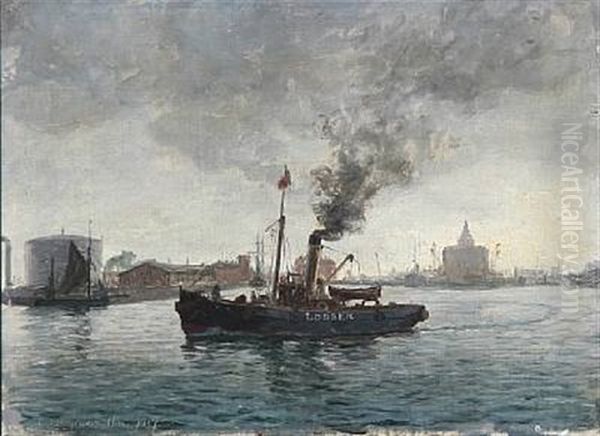 Harbour Scene With The Ship Lodsen - view 1
