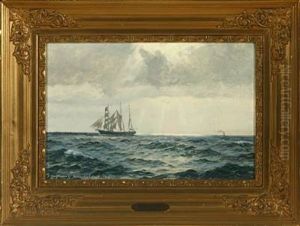 Seascape With Sailing Ship Seascape With Sailing Ship