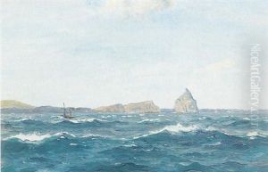 Sejlskib Ud For Reykjanaes, Island Sejlskib Ud For Reykjanaes, Island