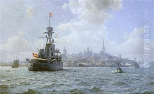 Orlovsskibet Niels Juel, Udfor Reval - view 1