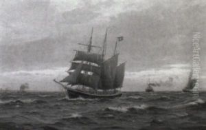 Marine Med Sejl Og Motorskibe by Christian Benjamin Olsen