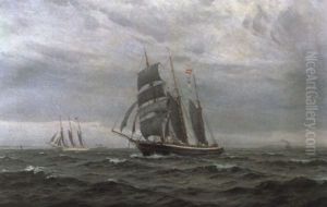 Marine Mit Segelschiffen Marine Mit Segelschiffen