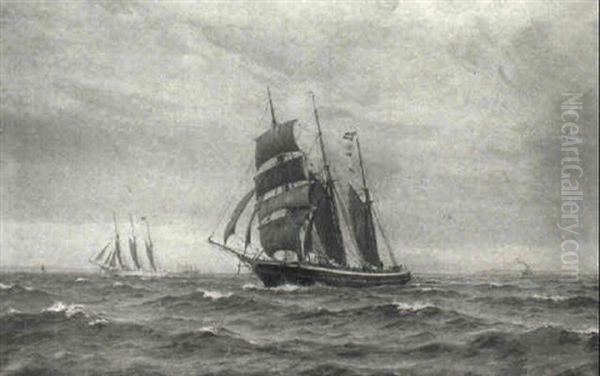 Marine Med To Sejlskibe - view 1