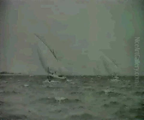 Kapsejlads Ud For Den Franske Kyst 1905 - view 1