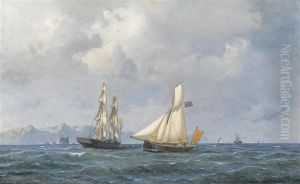 Shipping In Norwegian Waters by Carl Waldemar Olson