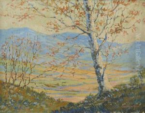 Trees In A Rolling Hills Landscape