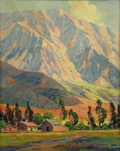 California Landscape With Mountains