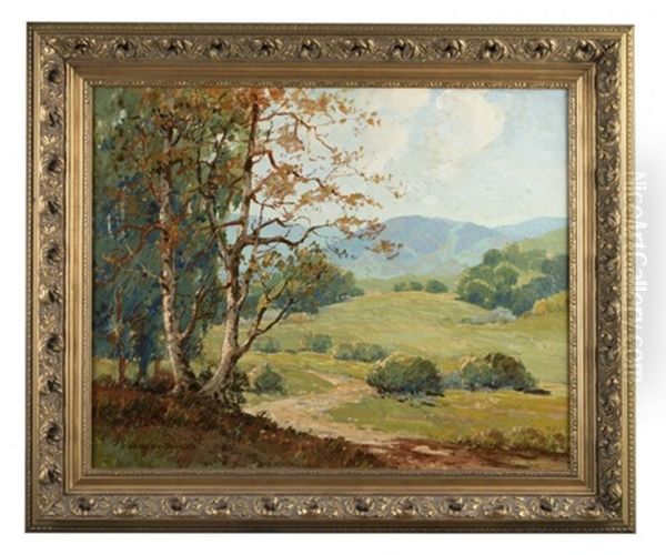 California Landscape With Trees - view 1