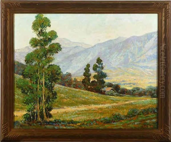 Cottage In Foothill Flower Fields - view 1