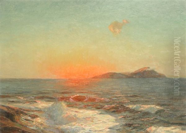 Sunset At Sea - view 1