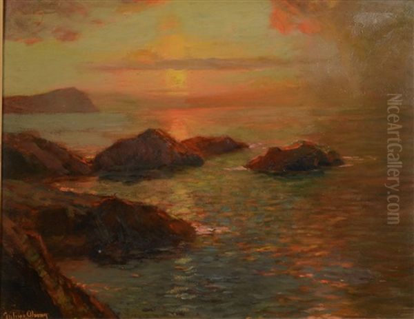Sunset At Bundoran, Northern Ireland - view 1