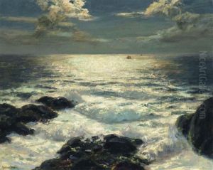 Moonlit Waters by Julius Olsson