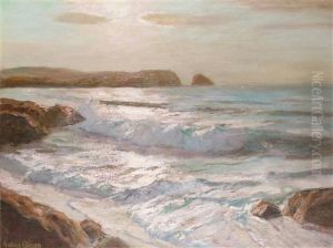 Ground Sea, Newquay, Cornwall by Julius Olsson
