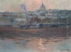 Stockholm Harbour by Julius Olsson