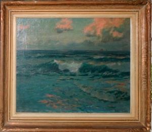 Seascape With Ships In Distance