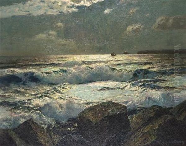 Moonlight On The Cornish Coast - view 1