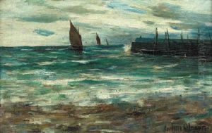 On The Scotch Coast by Julius Olsson
