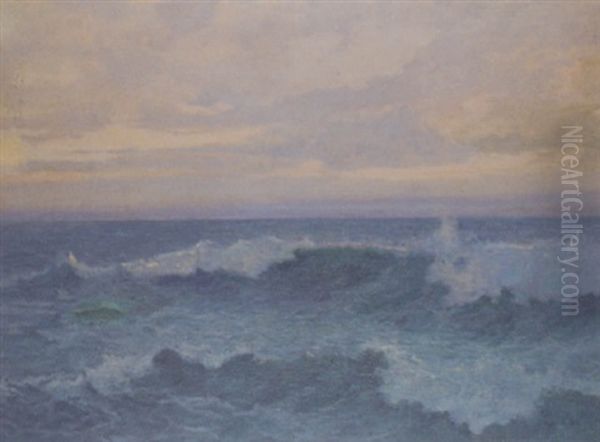 Waves Breaking, N. Cornwall - view 1
