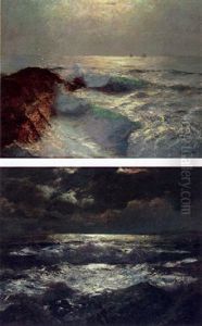 Off The Coast Of St. Ives by Julius Olsson