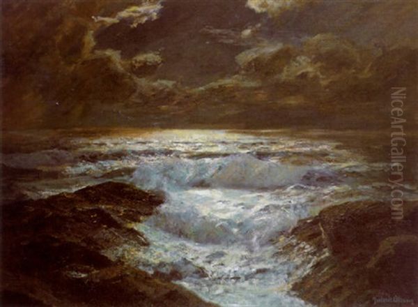 Moonlight, Cornish Coast - view 1