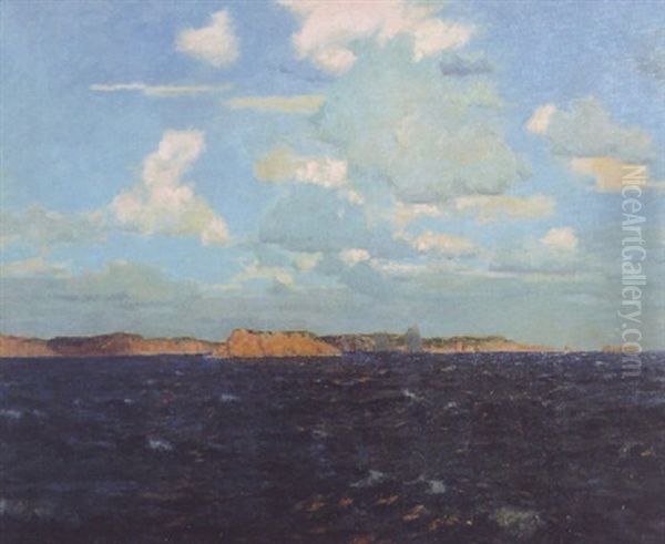The Evening Seascape Looking Towards Mewstone - view 1