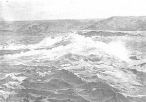 Rough Seas, St Ives by Julius Olsson