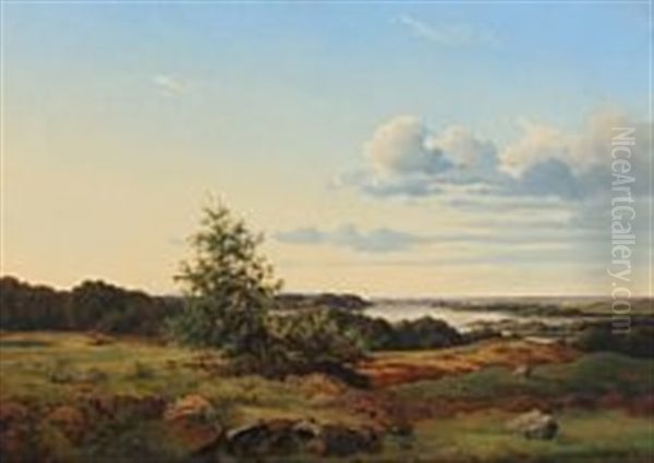 Landscape With A View Of A Lake - view 1