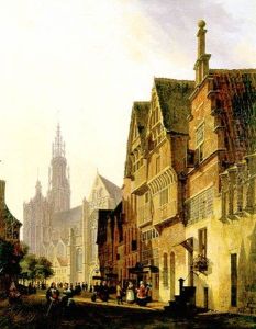 Street Scene In Amsterdam