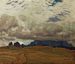 Lammerwolken - Bei Mittewald by Carl (Karl, Charles) O'Lynch of Town
