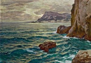 Blick Auf Monte Carlo by Carl (Karl, Charles) O'Lynch of Town