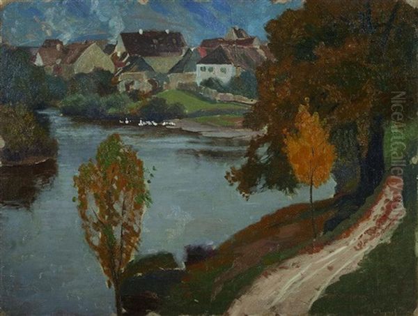 Dorflandschaft Am See In Der Oberpfalz - view 1