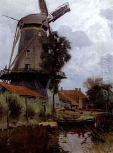 Motiv Aus Holland by Carl (Karl, Charles) O'Lynch of Town