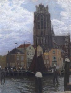 Hafenmotiv Aus Dortrecht Hafenmotiv Aus Dortrecht