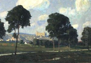 Die Burg Von Presburg by Carl (Karl, Charles) O'Lynch of Town