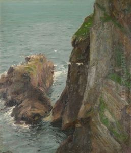 Coastal Cliffs by Michael Augustin Power O'Malley