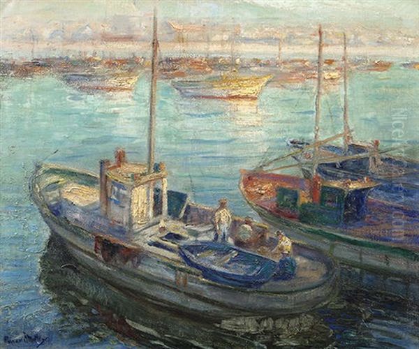 Fishing Boats In A Harbour - view 1