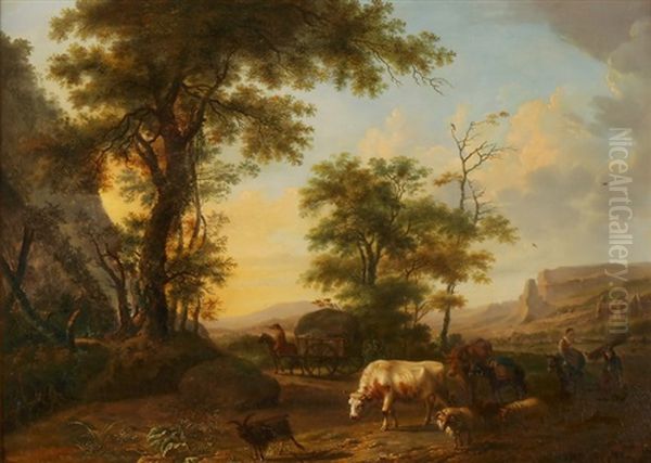 Weite Landschaft Mit Kuhen - view 1