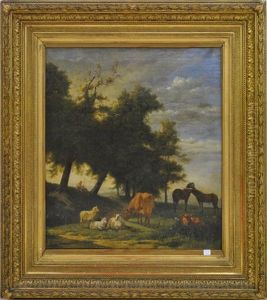 Paysage Champetre Anime by Balthasar Paul Ommeganck