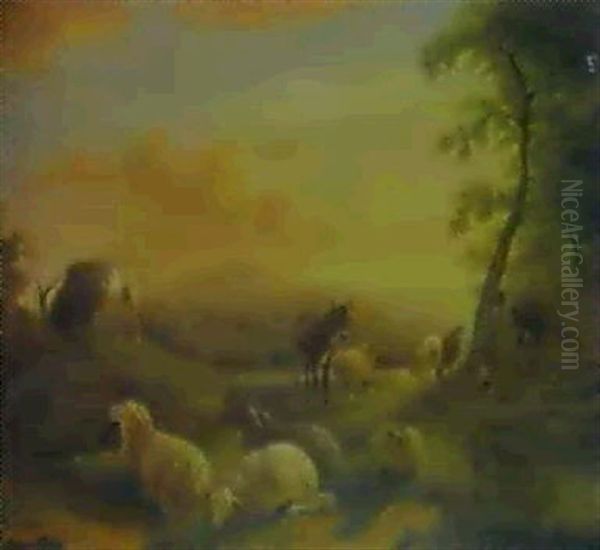 Pastor Con Su Rebano - view 1
