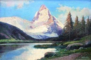 Le Cervin by Albert Blaetter