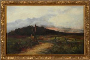 Landscape At Dusk by Julian Onderdonk