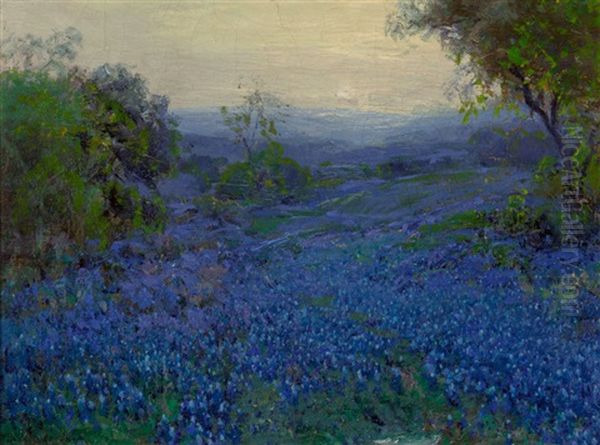 Bluebonnets In Spring - view 1
