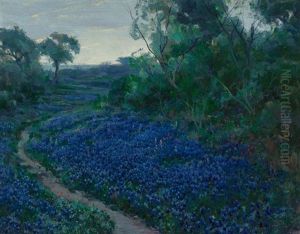 Bluebonnets In The Misty Morning by Julian Onderdonk