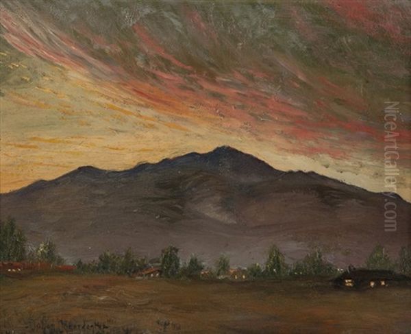 Cabins At Sunset - view 1