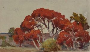 Autumn Landscape, Circa 1915 by Julian Onderdonk