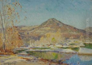 Flag Mountain At The West Prong Of The Medina River