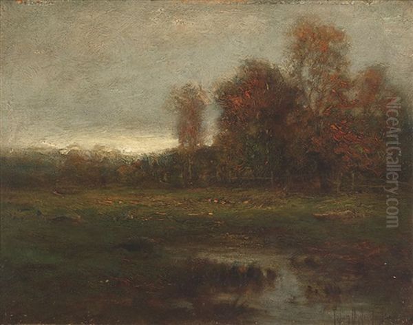 Twilight, Autumn Landscape - view 1